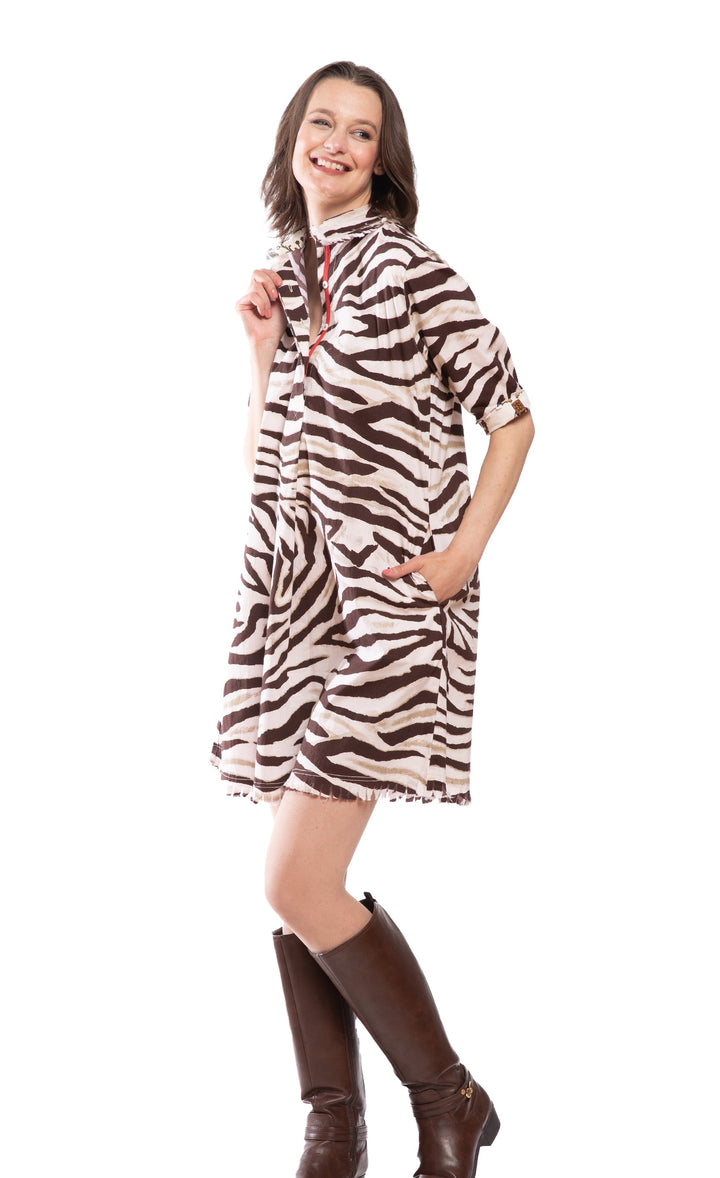 Chatham Dress Tiger Print