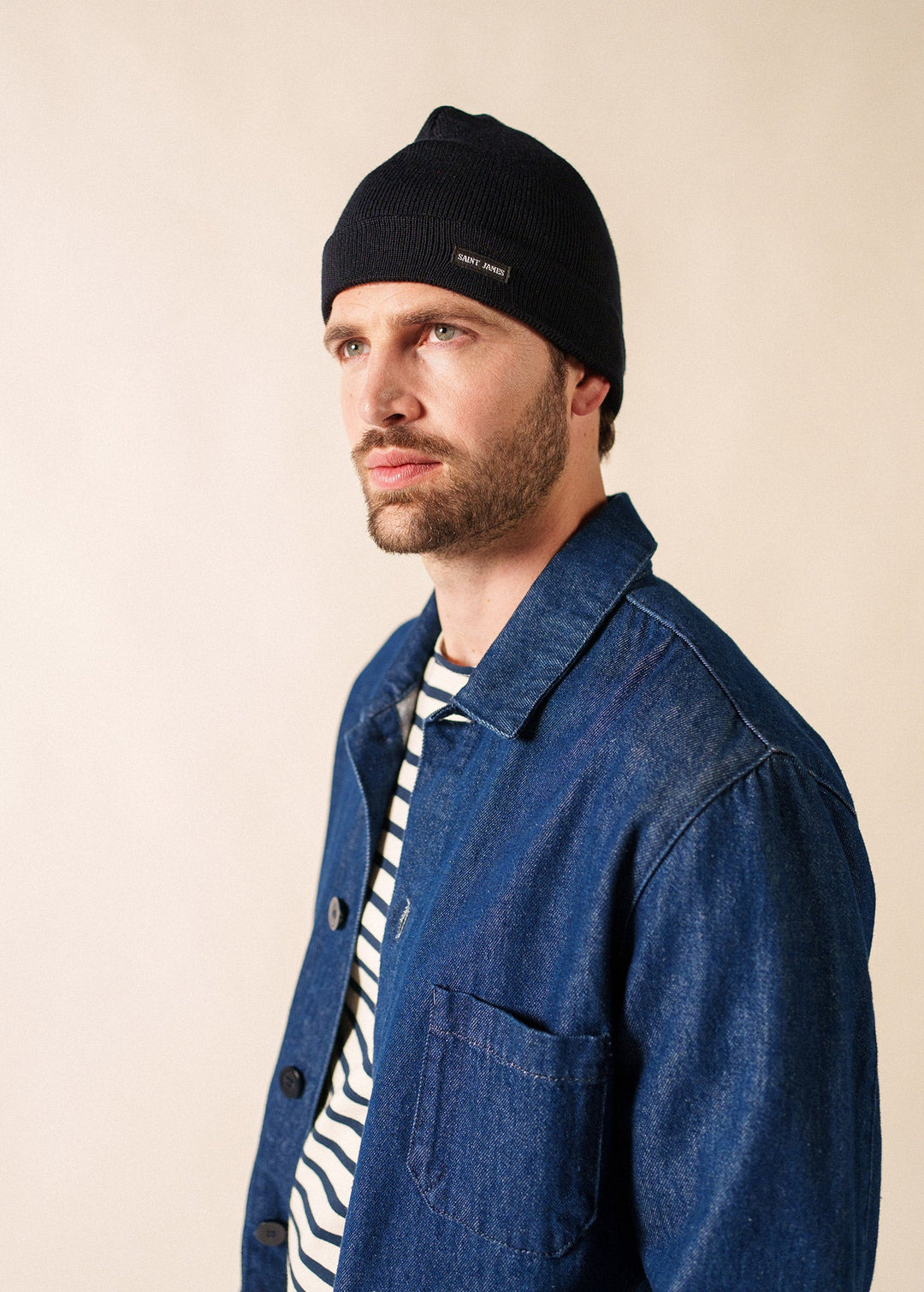 CARTIER - Nautical Wool Blend Beanie (NAVY)