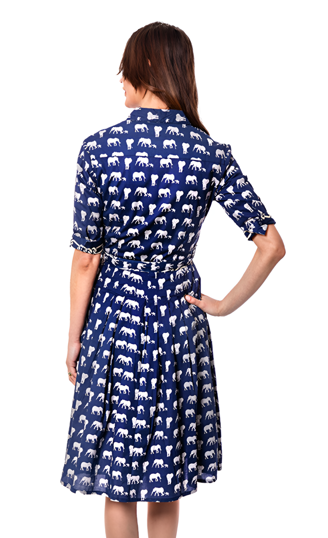 Mrs. Maisel Navy with Baby Elephants