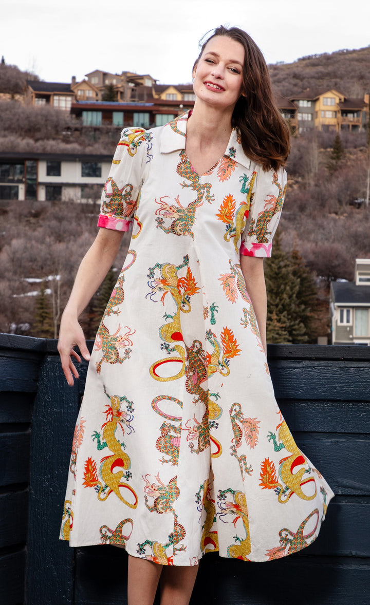 Montauk Dress White Dragon