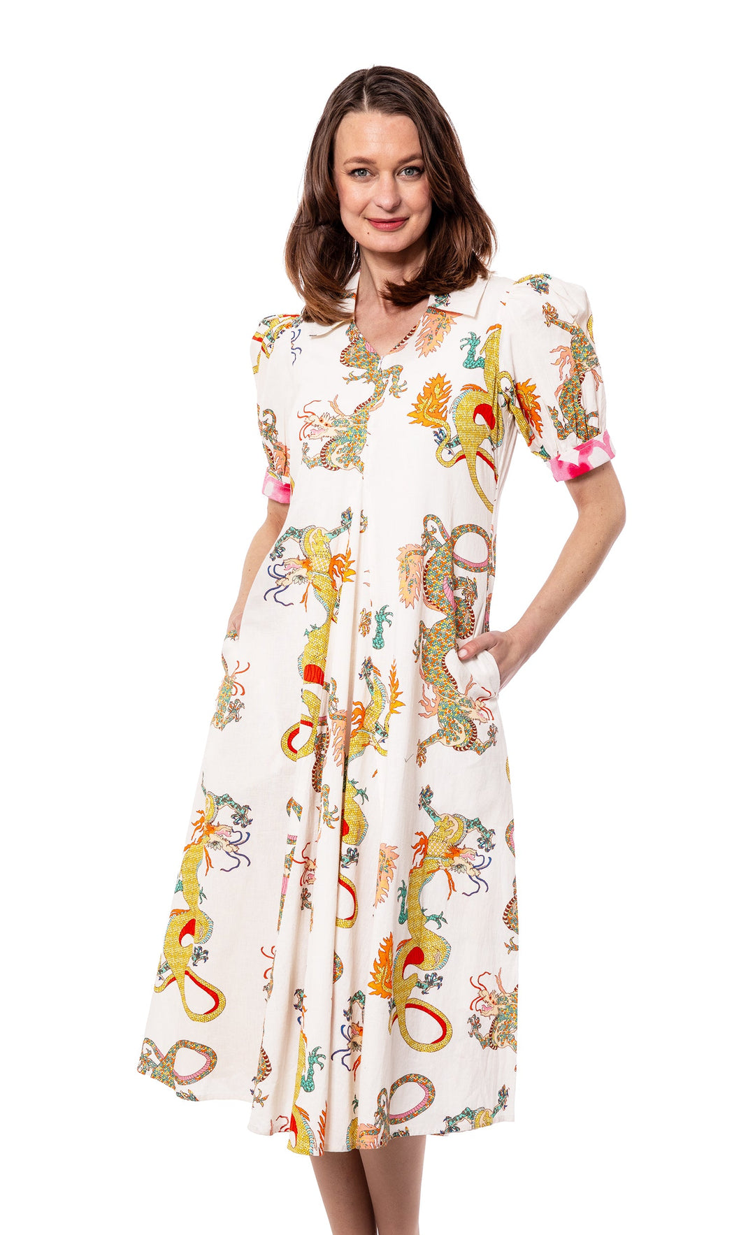 Montauk Dress White Dragon