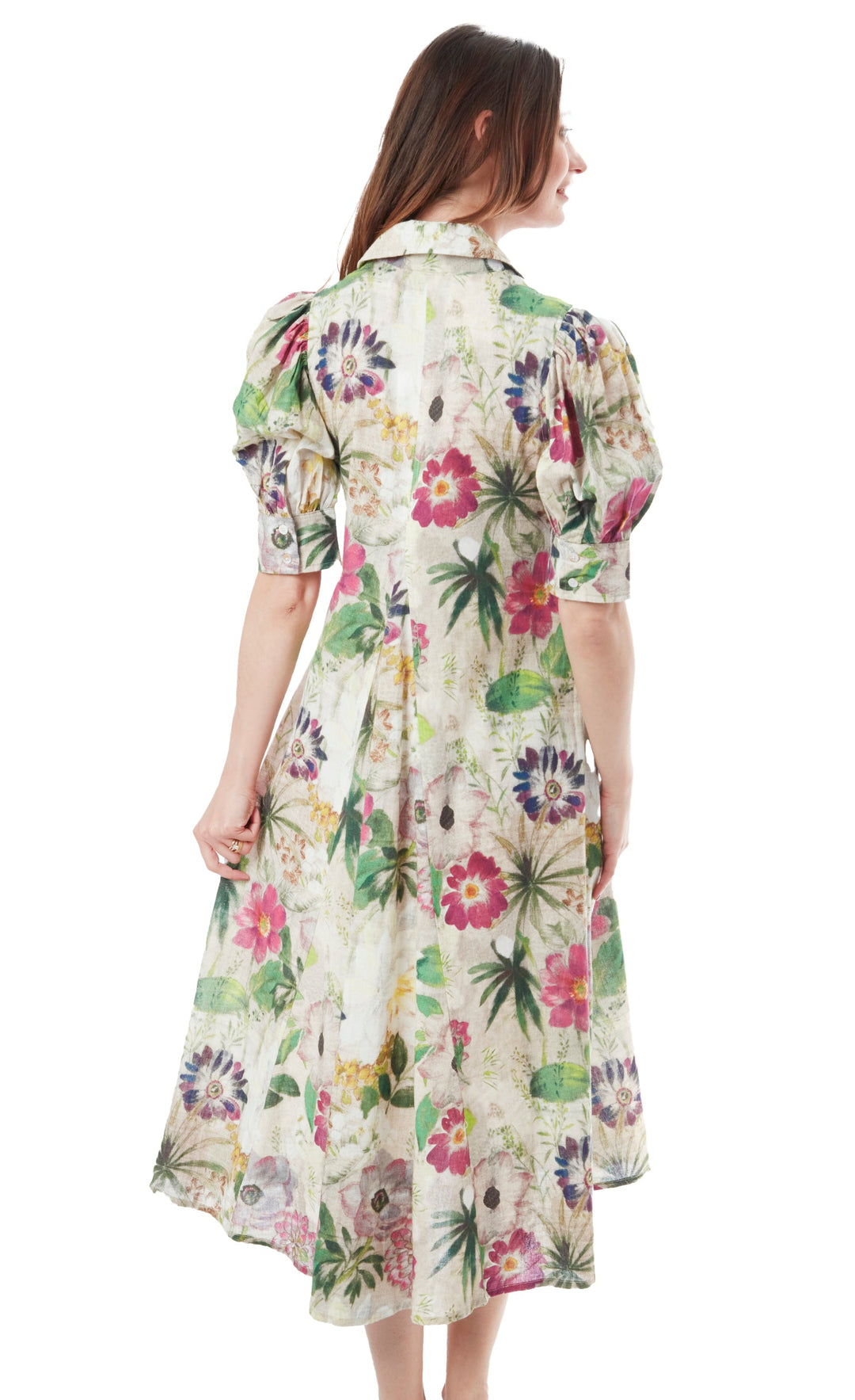 Montauk Dress Botanical Print