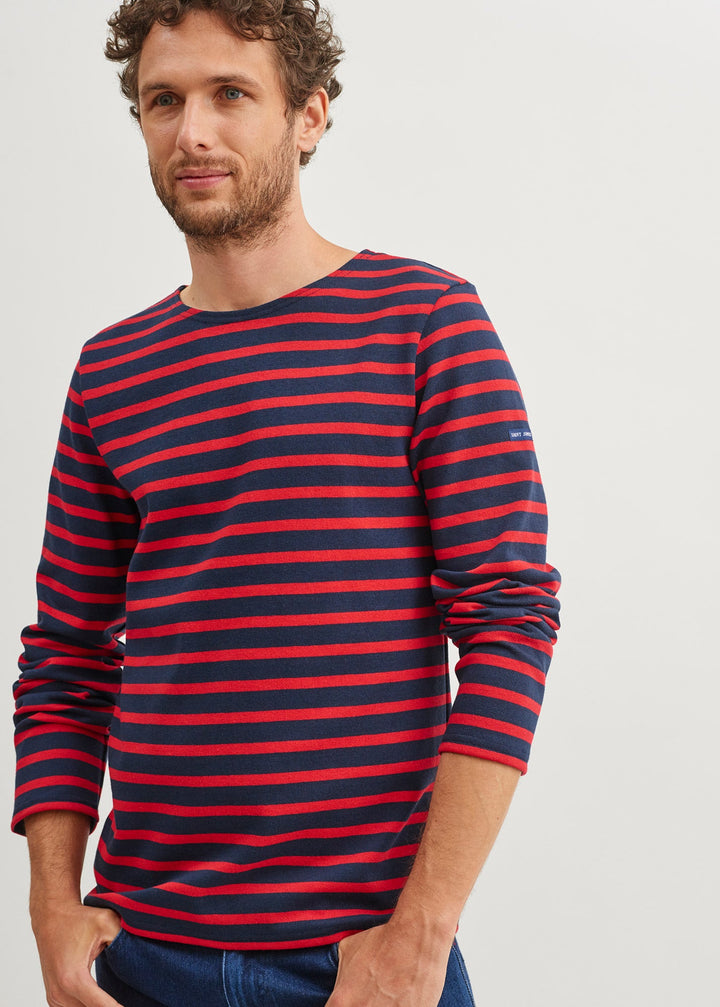 MERIDIEN MODERNE - Original Breton Shirt (NAVY / RED)