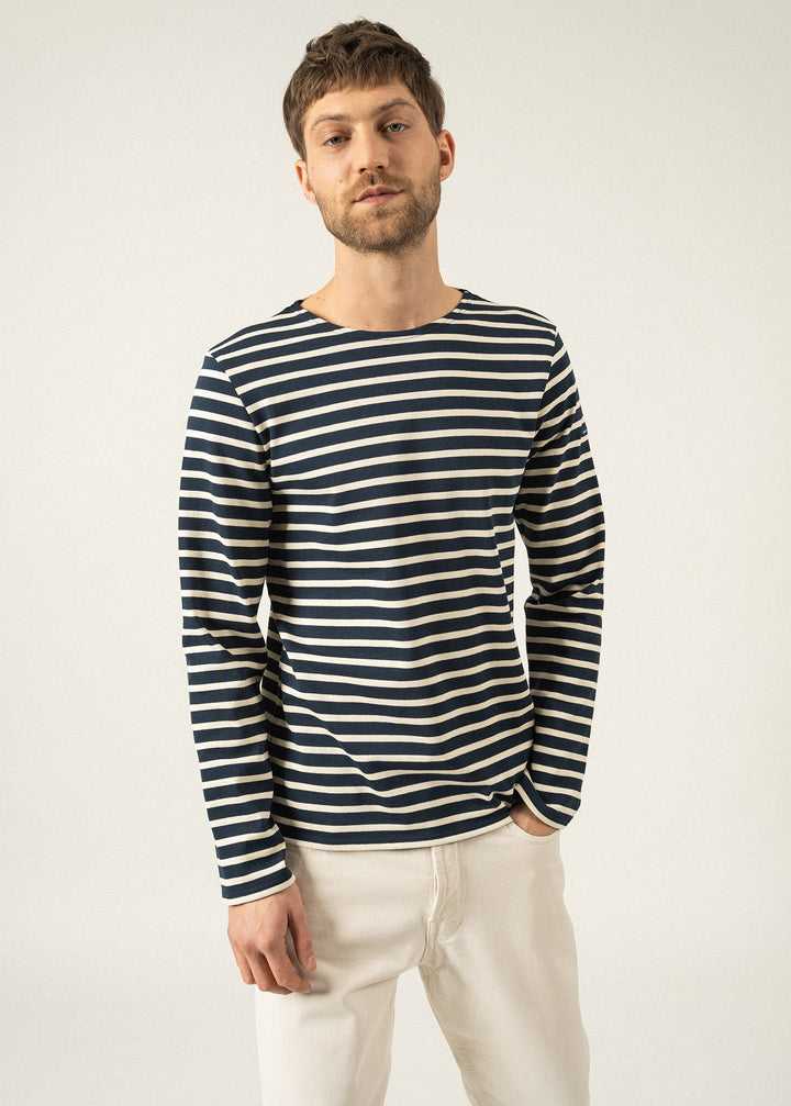 MERIDIEN MODERNE - Original Breton Shirt(NAVY / ECRU)