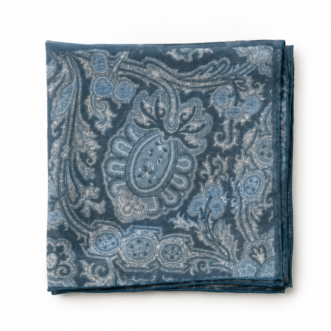 Cotton/Cashmere Printed Handkerchiefs