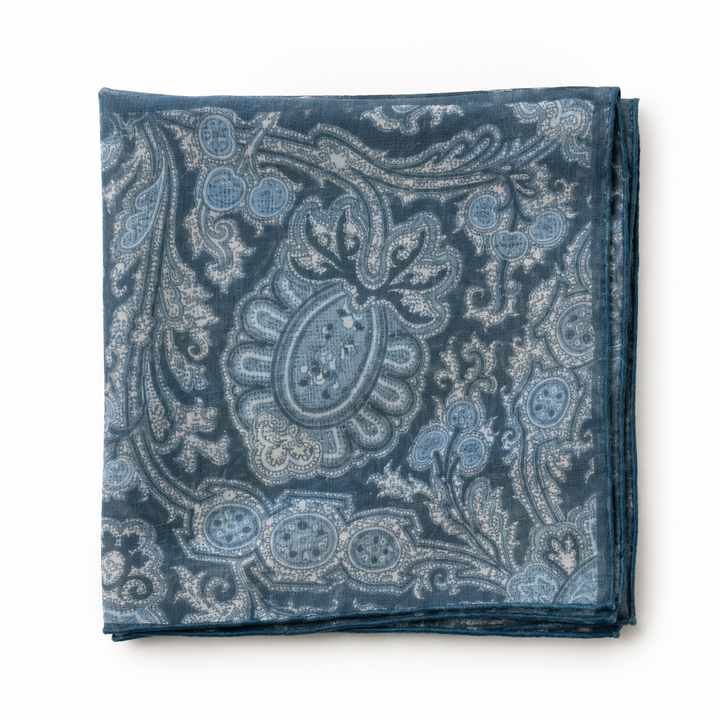 Cotton/Cashmere Printed Handkerchiefs