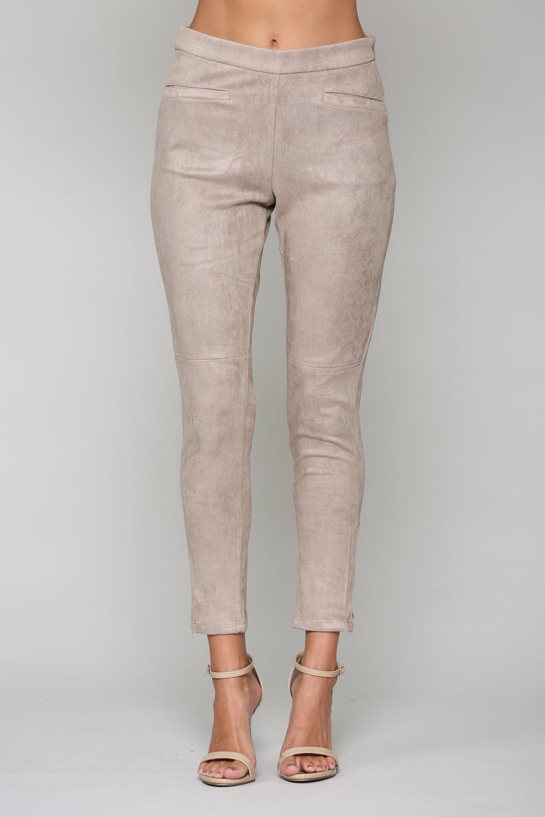 Ariel Stretch Suede Pant