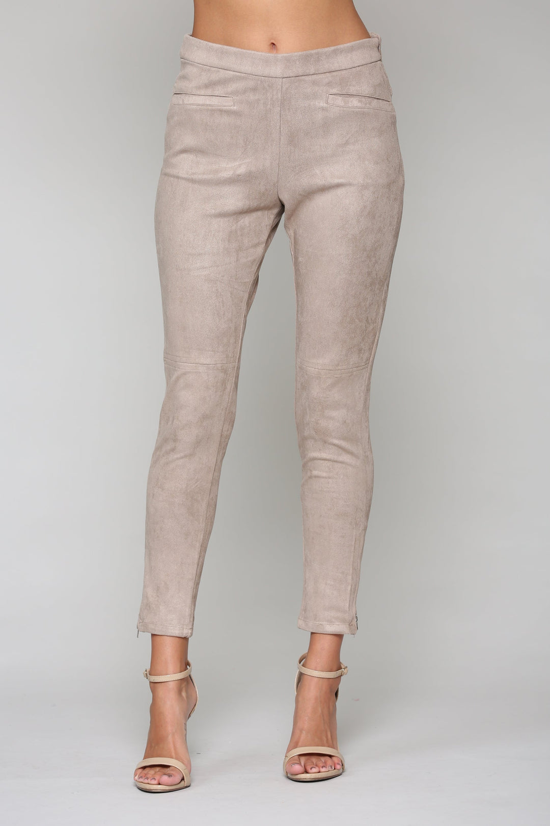 Ariel Stretch Suede Pant