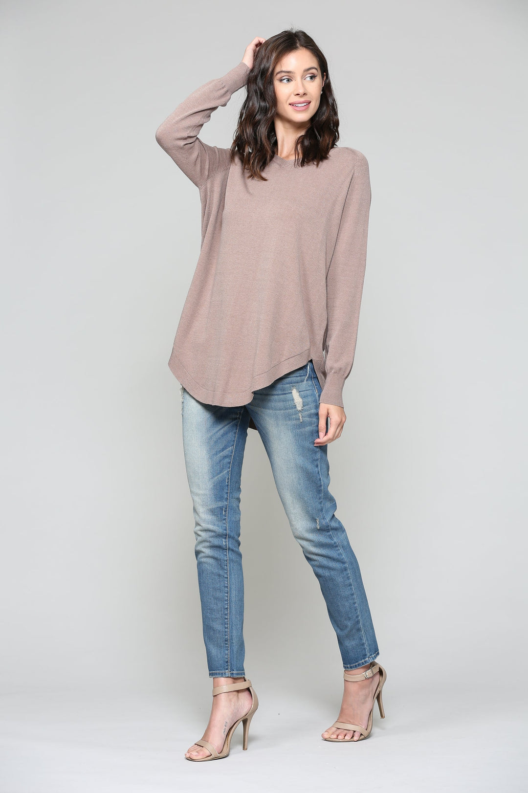 Sadie Stetch Knitted Sweater