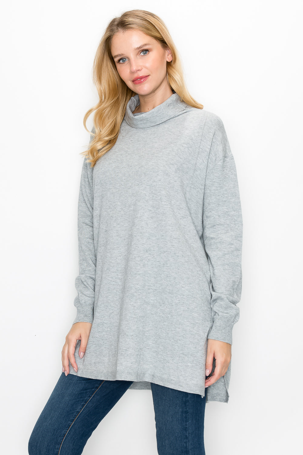 Sarah Stretch Knitted Tunic Sweater