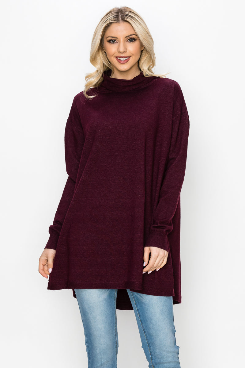 Sarah Stretch Knitted Tunic Sweater