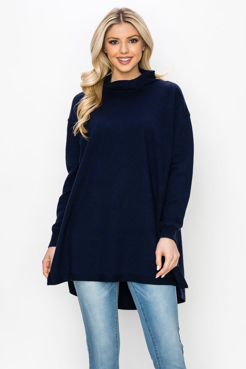 Sarah Stretch Knitted Tunic Sweater