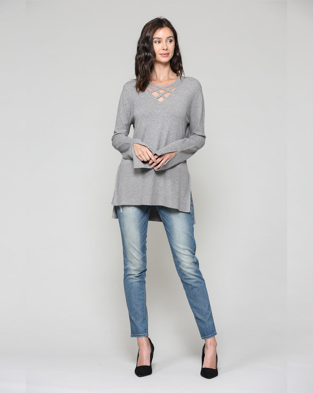 Selena Stretch Knitted Sweater