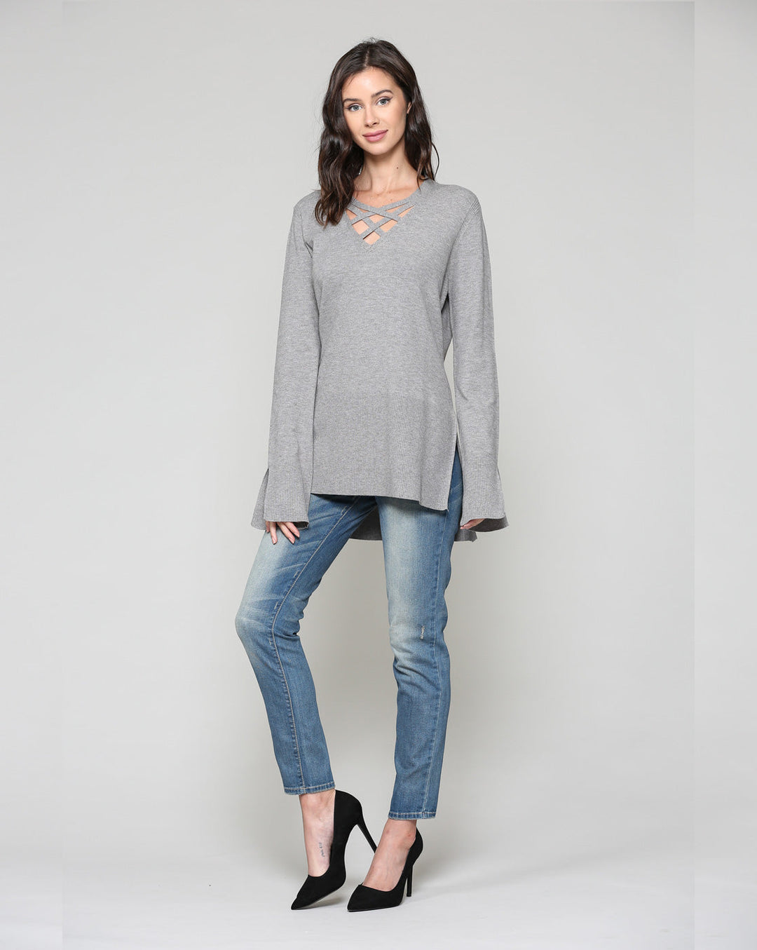 Selena Stretch Knitted Sweater