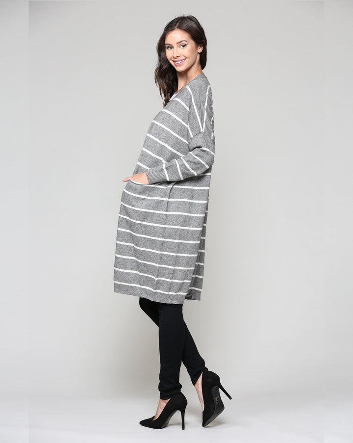 Shayla Stretch Knitted Sweater Cardigan