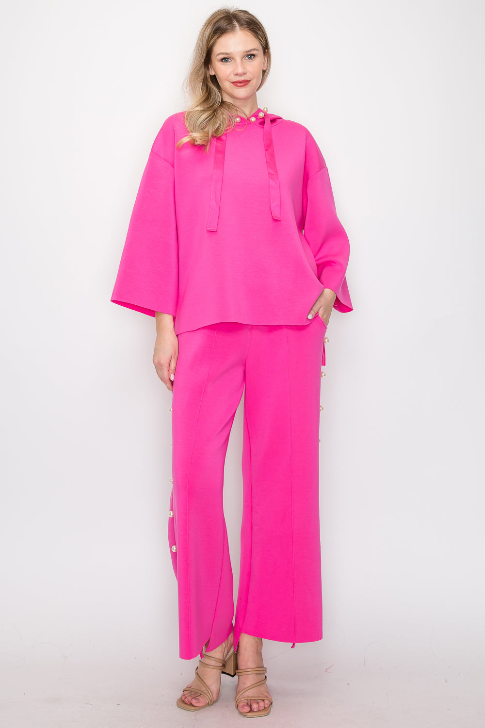 Farrah French Scuba Pearl Pant