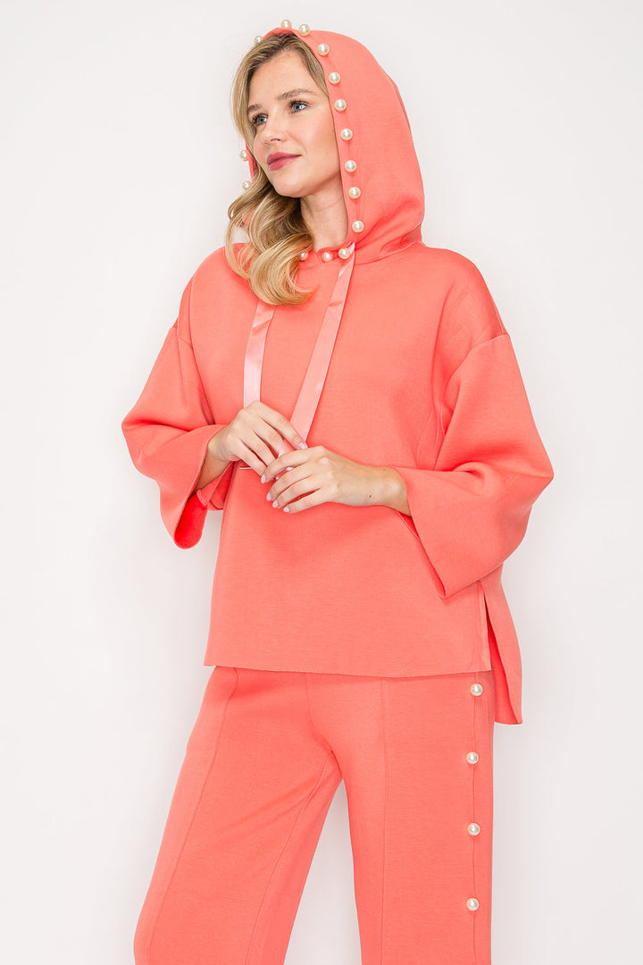 Francine French Scuba Pearl Hoodie