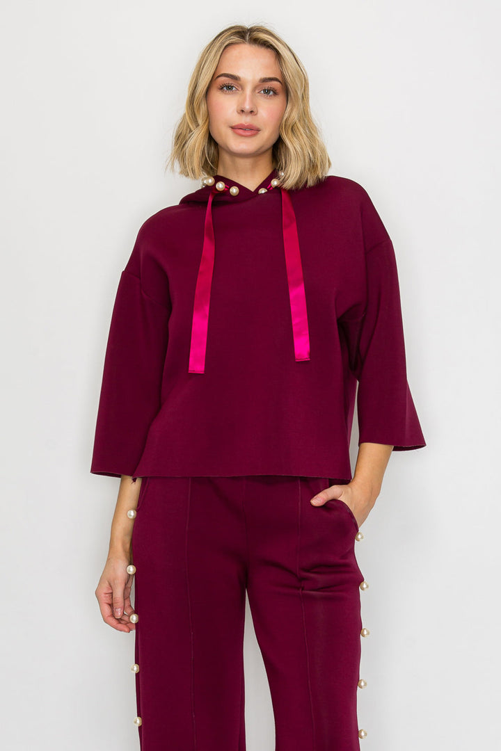 Francine French Scuba Pearl Hoodie