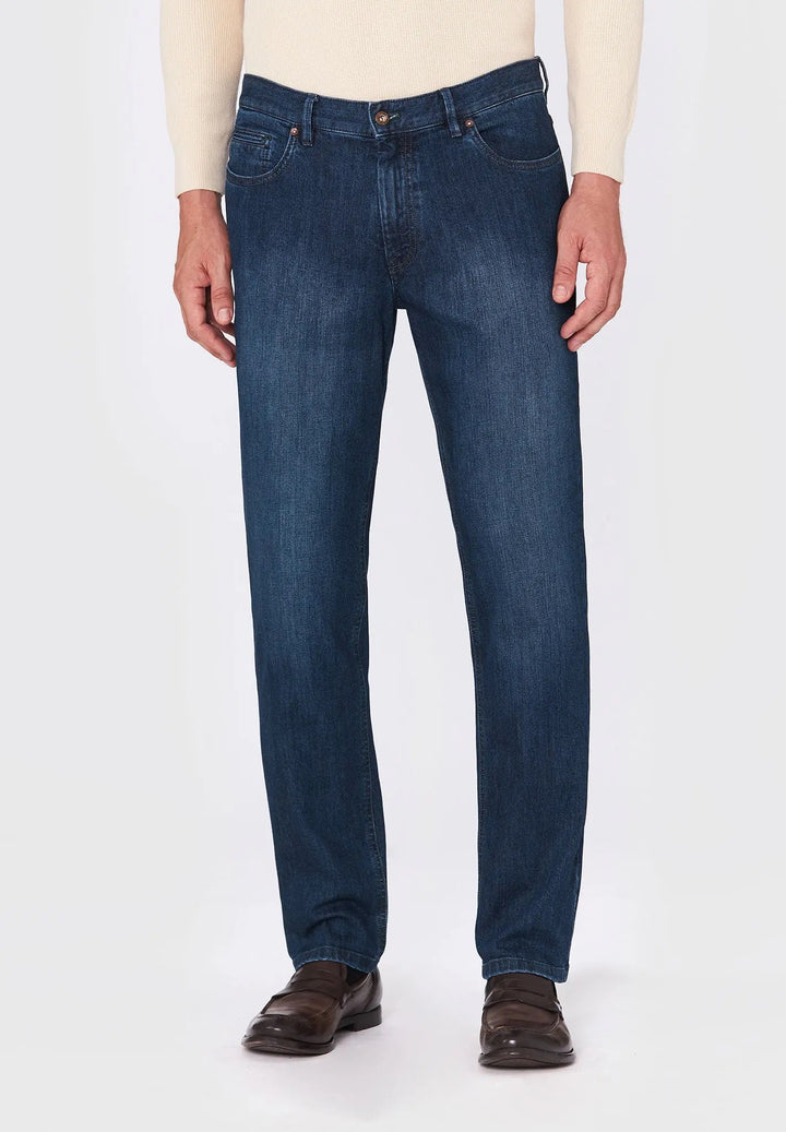 Dude - Dry Denim Pant - Med Blue