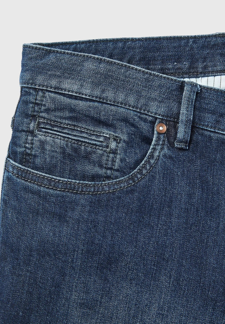 Dude - Dry Denim Pant - Med Blue