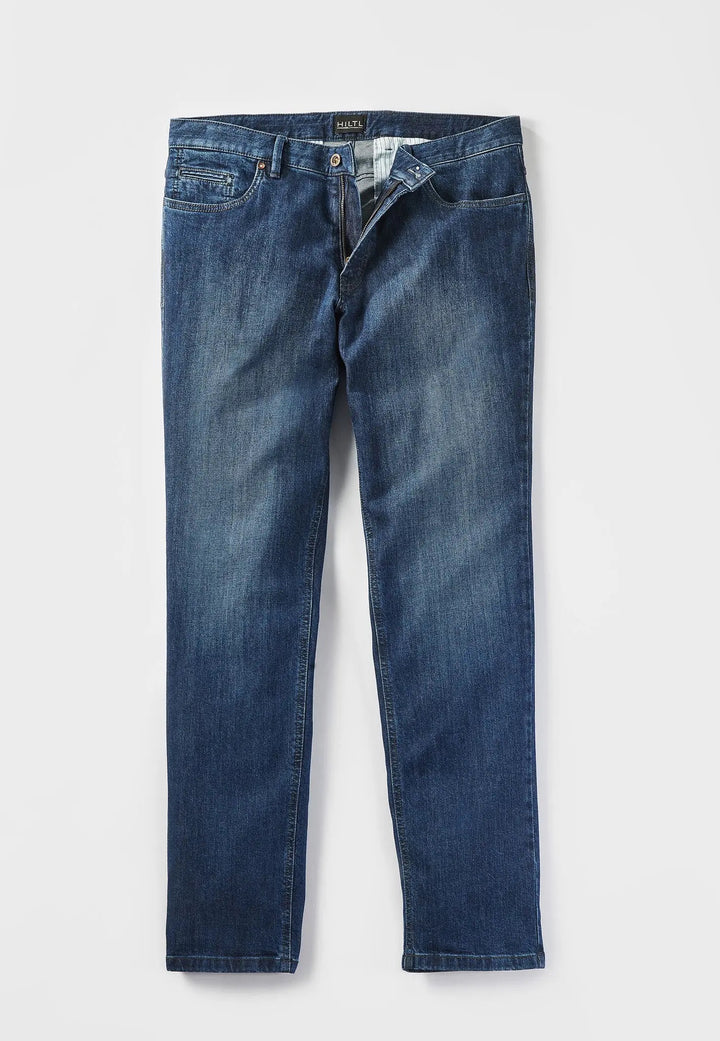 Dude - Dry Denim Pant - Med Blue