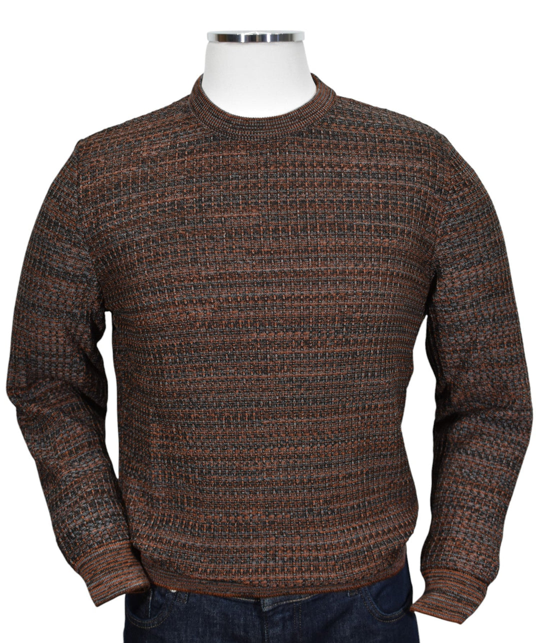 Experience timeless sophistication with our Marcello Rustic Torin pullover sweater.