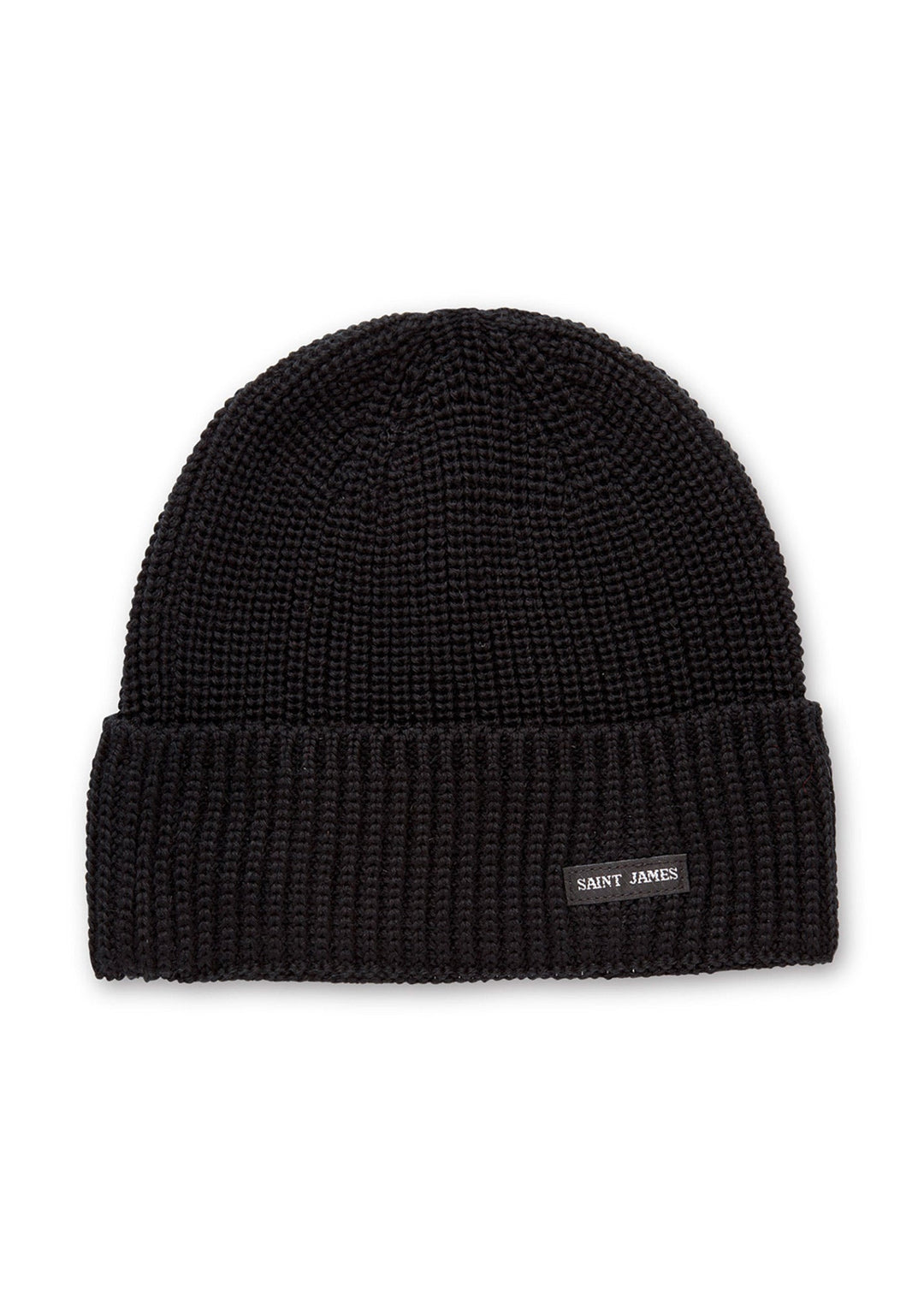 CANOT - Soft Wool Beanie in Purl Knit (BLACK)