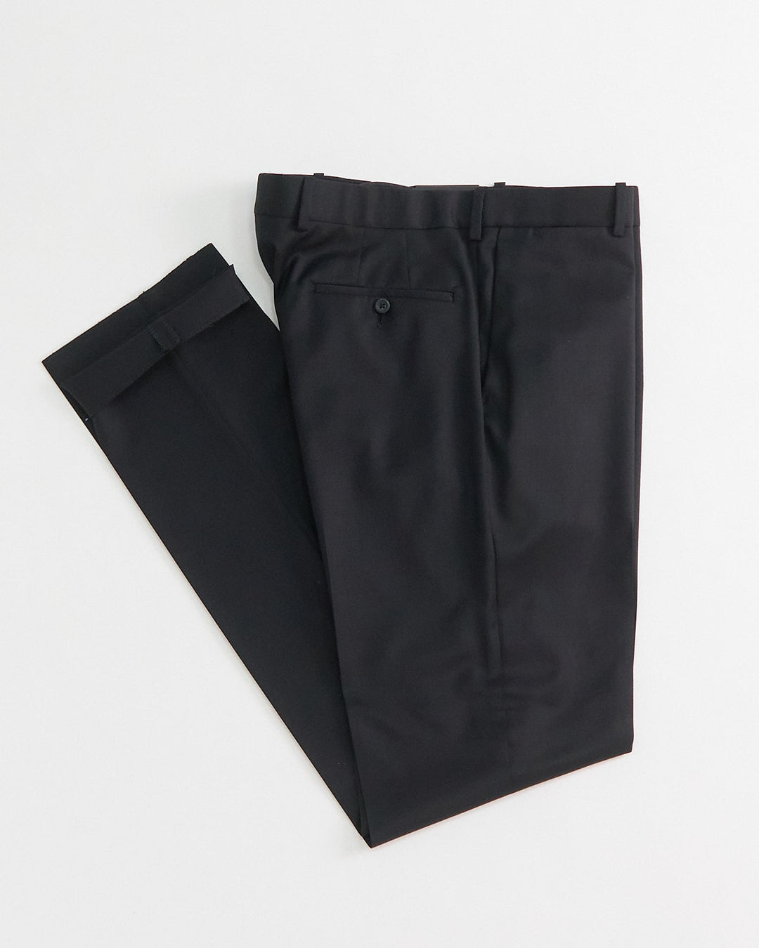 Cade Super 100S Wool Pants - Black