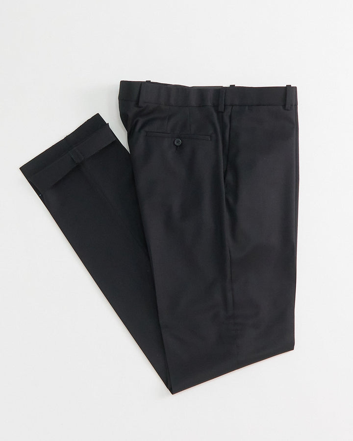 Cade Super 100S Wool Pants - Black