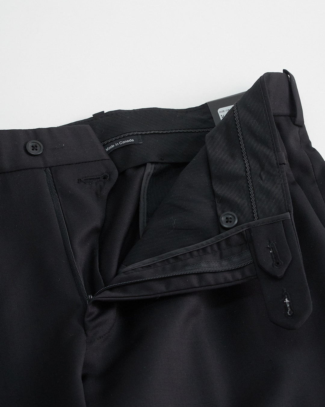 Cade Super 100S Wool Pants - Black