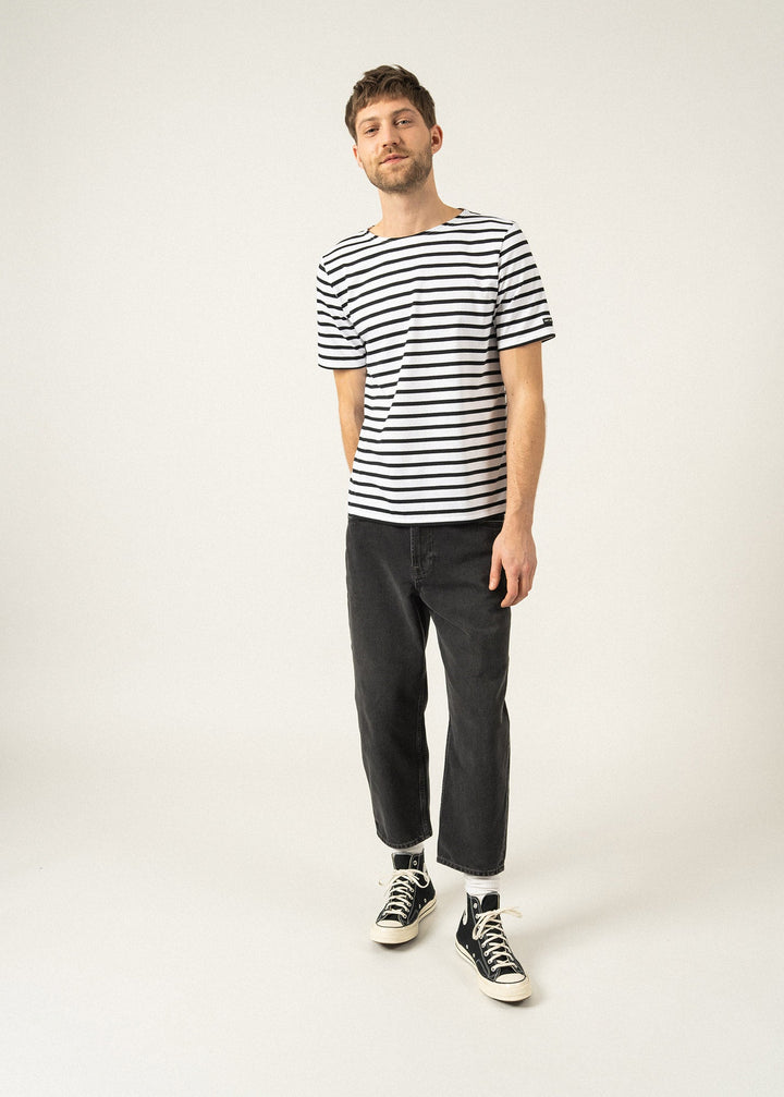 LEVANT MODERN - Breton Stripe Short Sleeve Shirt