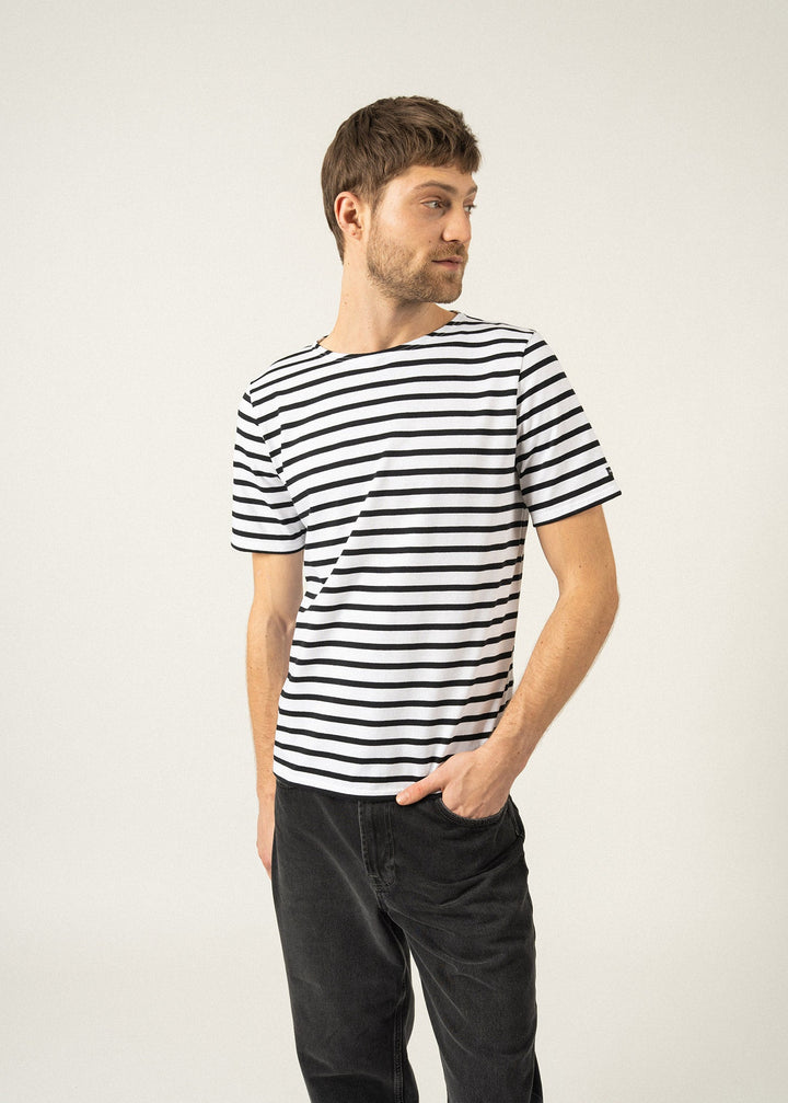 LEVANT MODERN - Breton Stripe Short Sleeve Shirt