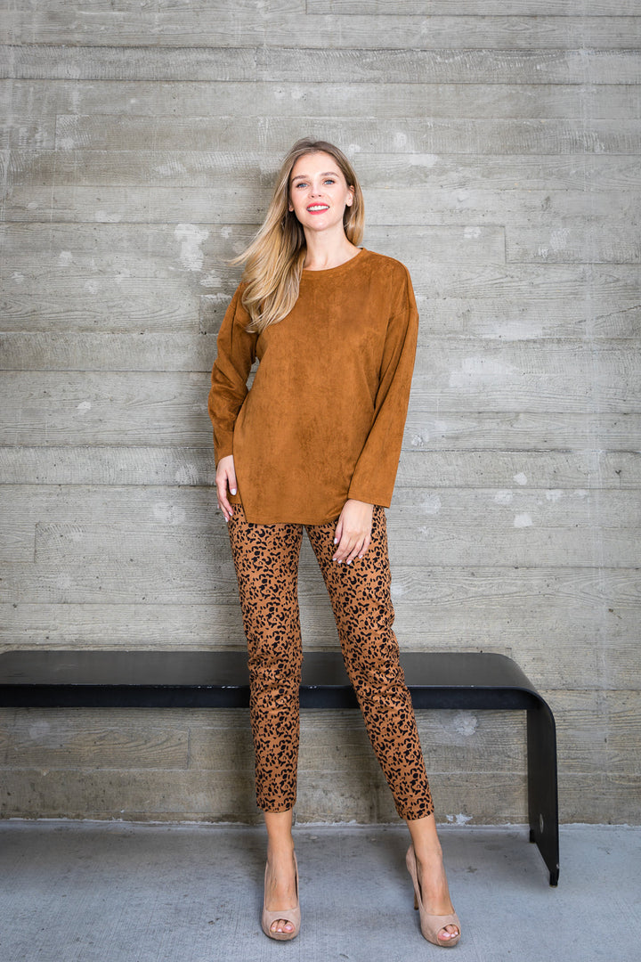 Adi Stretch Suede Top