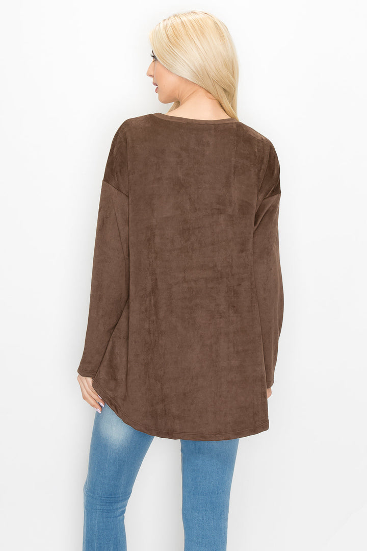 Adi Stretch Suede Top