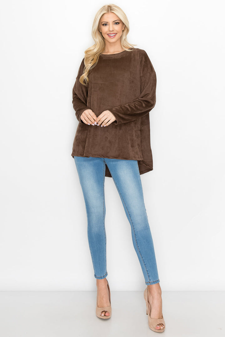 Adi Stretch Suede Top