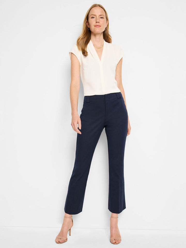 28" Plaza Demi Boot Cotton Bi-Stretch Pant - Dark Indigo