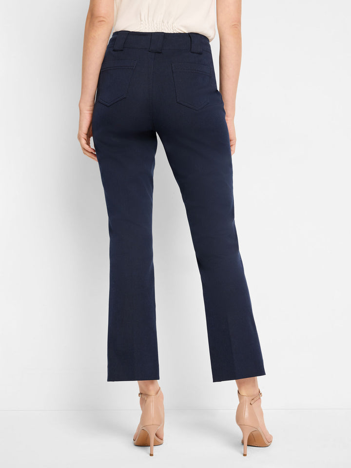 28" Plaza Demi Boot Cotton Bi-Stretch Pant - Dark Indigo