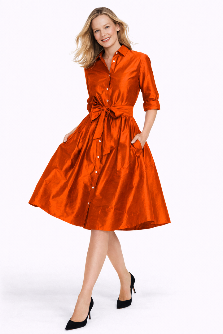 Mrs Maisel Orange Silk