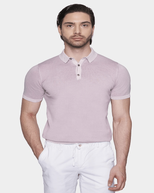 The Mercerized Cotton Polo (Lavender)