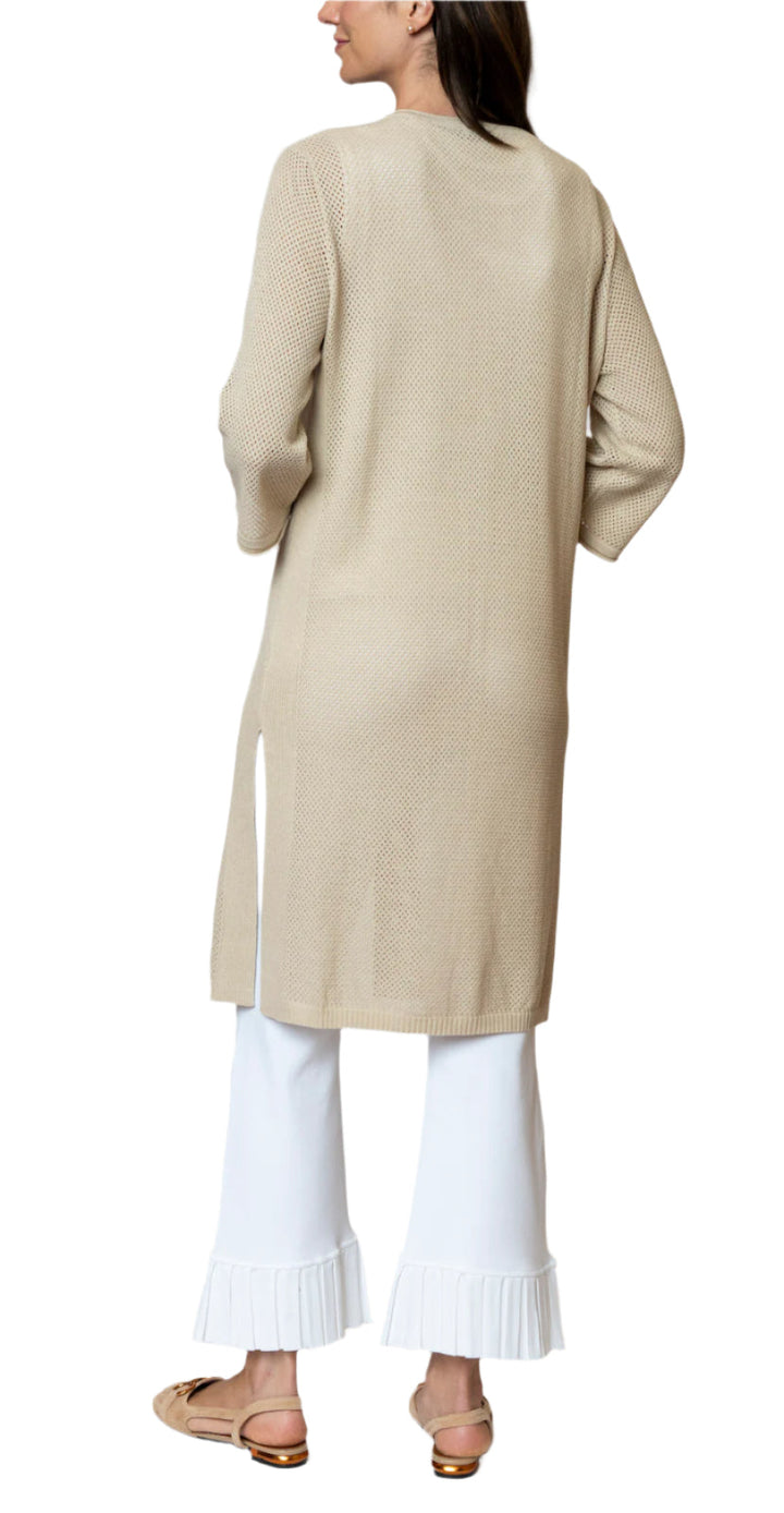 Dana Mesh Duster, Warm Beige