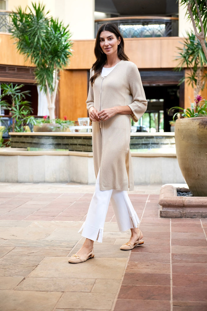 Dana Mesh Duster, Warm Beige