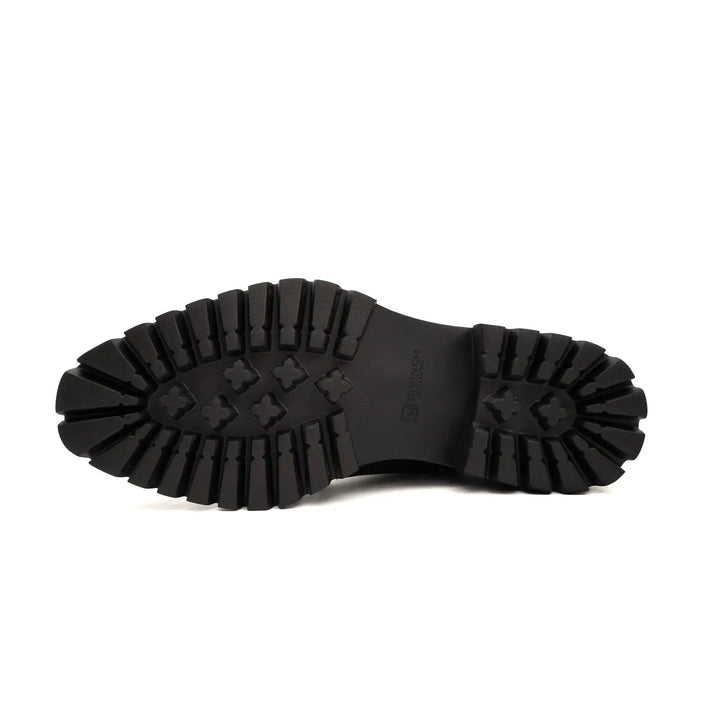 Black Double Monk Lug Boot