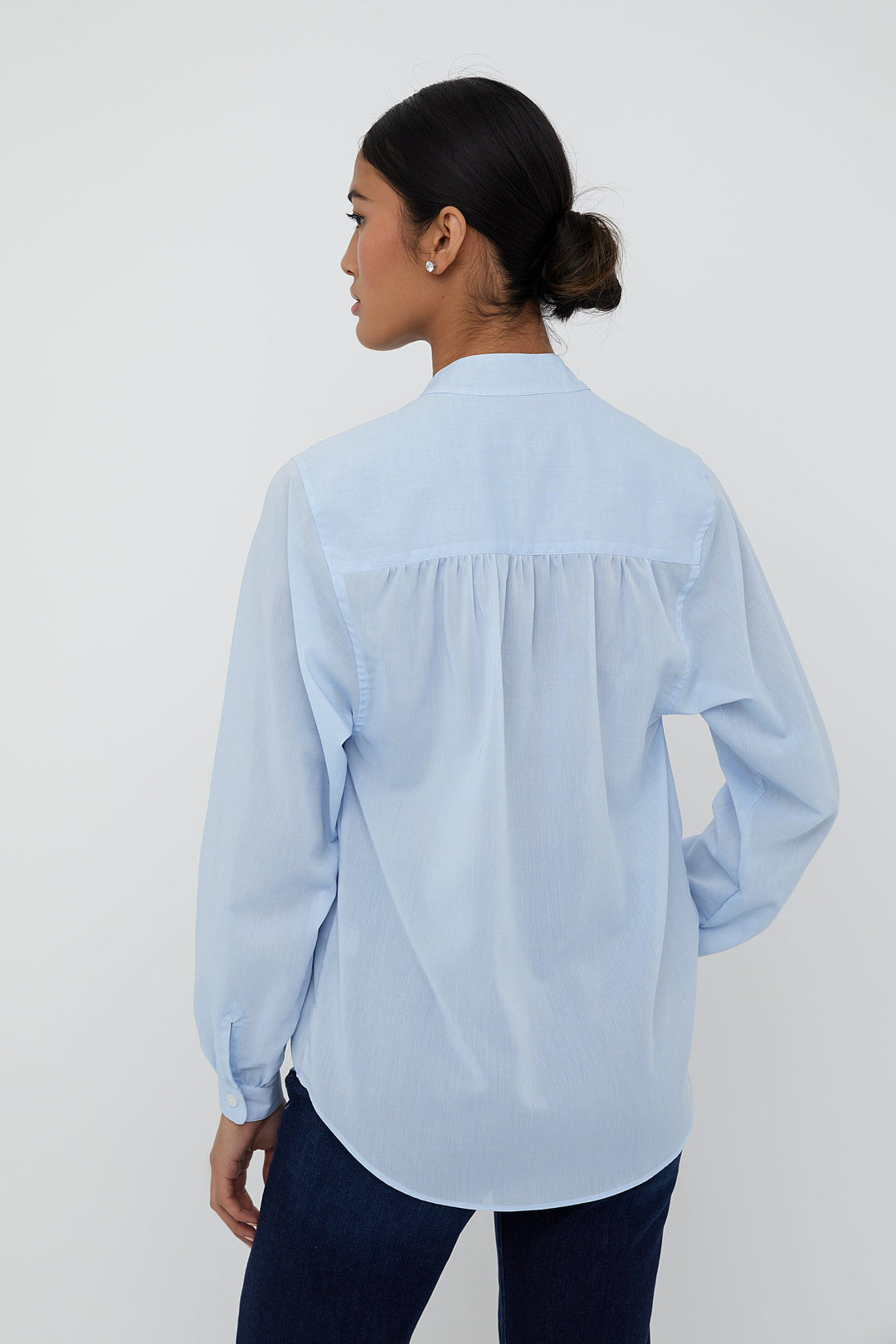 BOHO SHIRT: TRUE BLUE