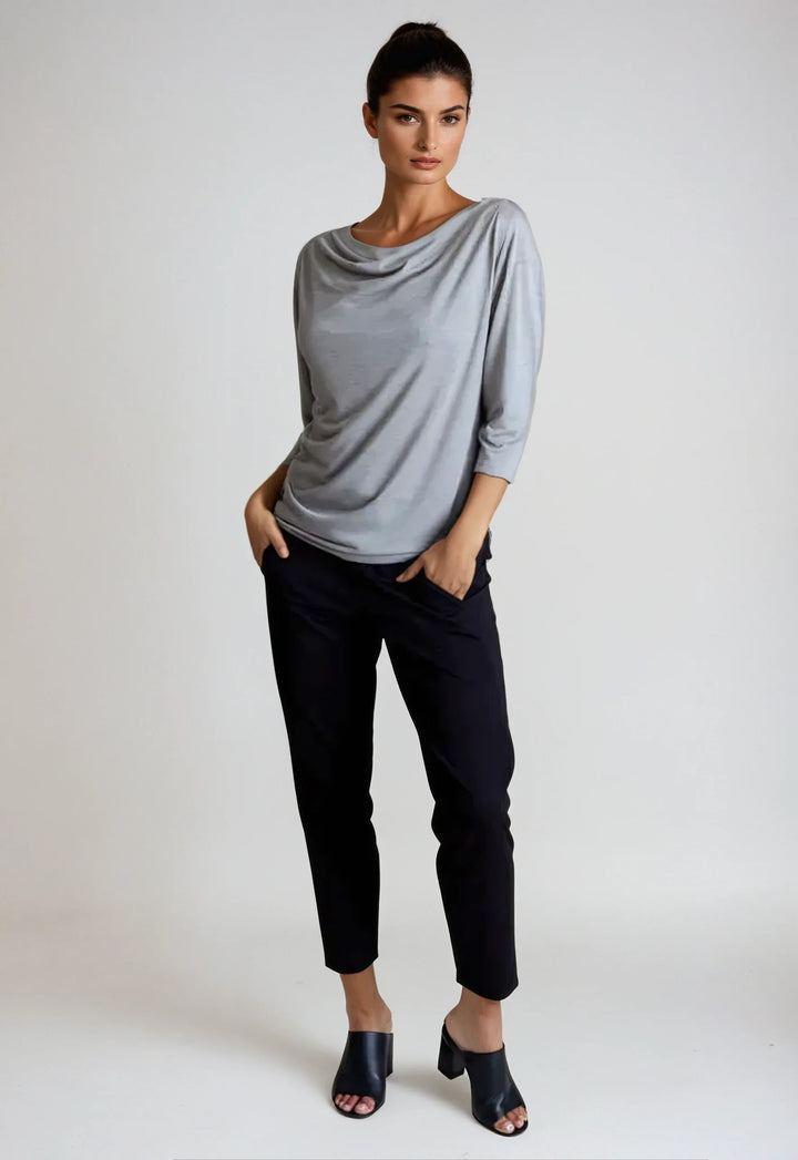 Bon Voyage Travel Tee - Heather Grey