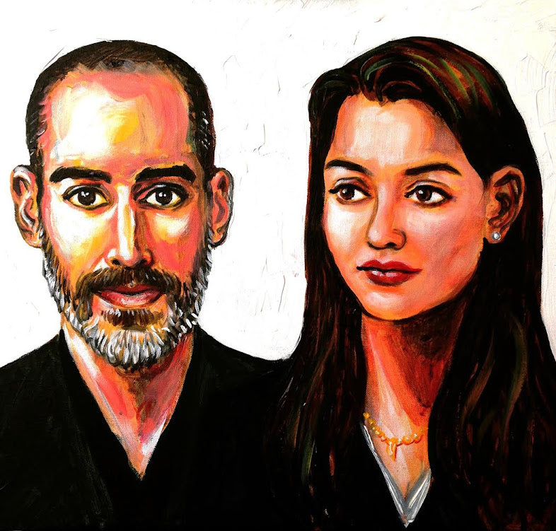Bonnaro Couples Acrylic Portrait