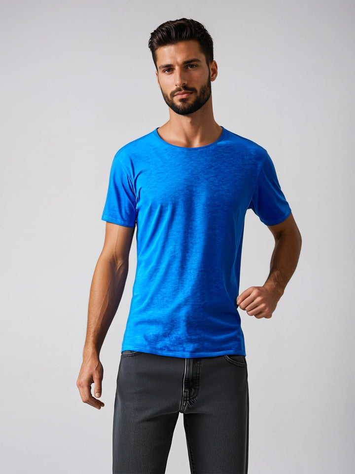 Short Sleeve Roll Neck T