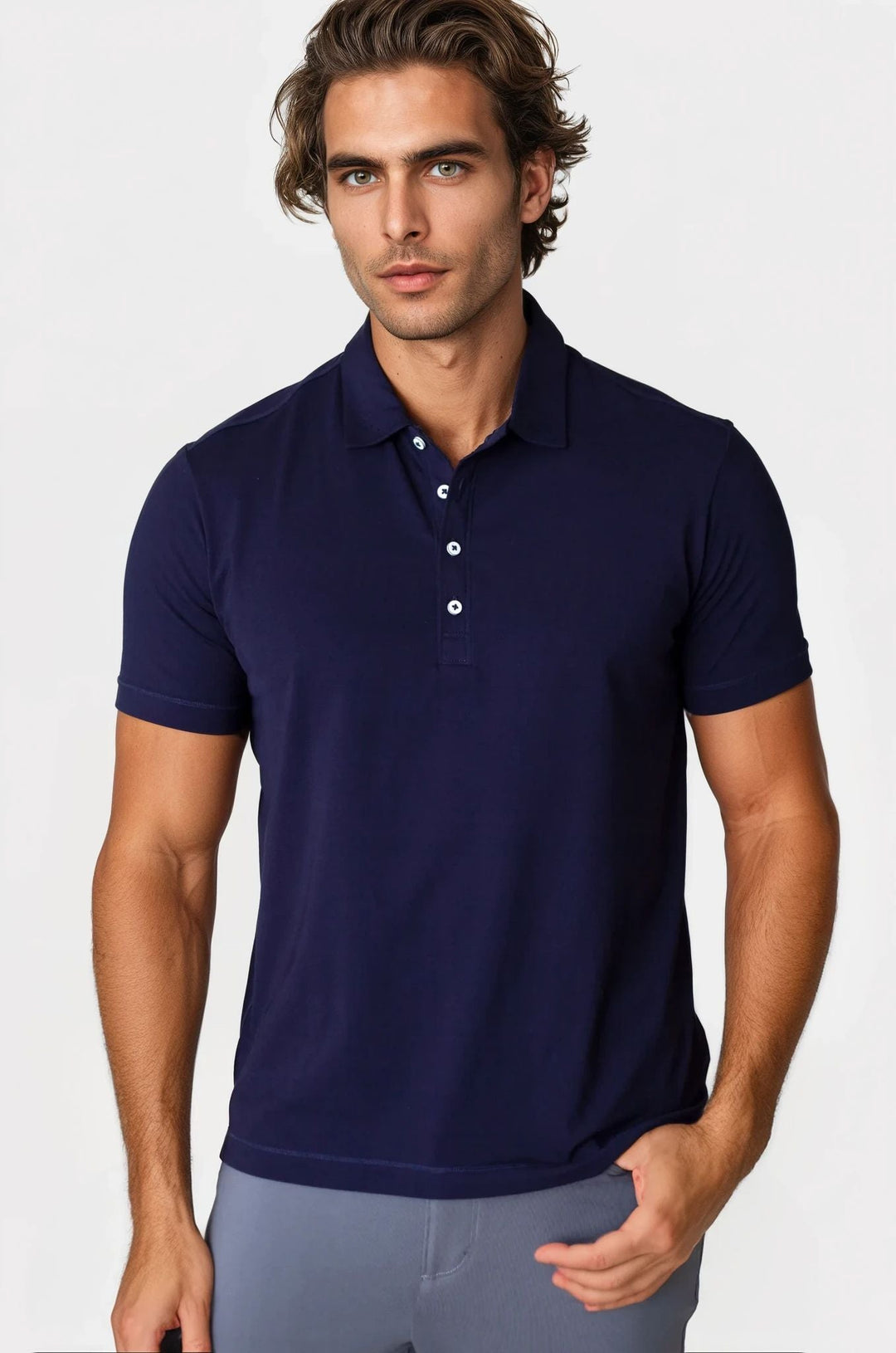 Coolest Polo Tech Shirt - Navy