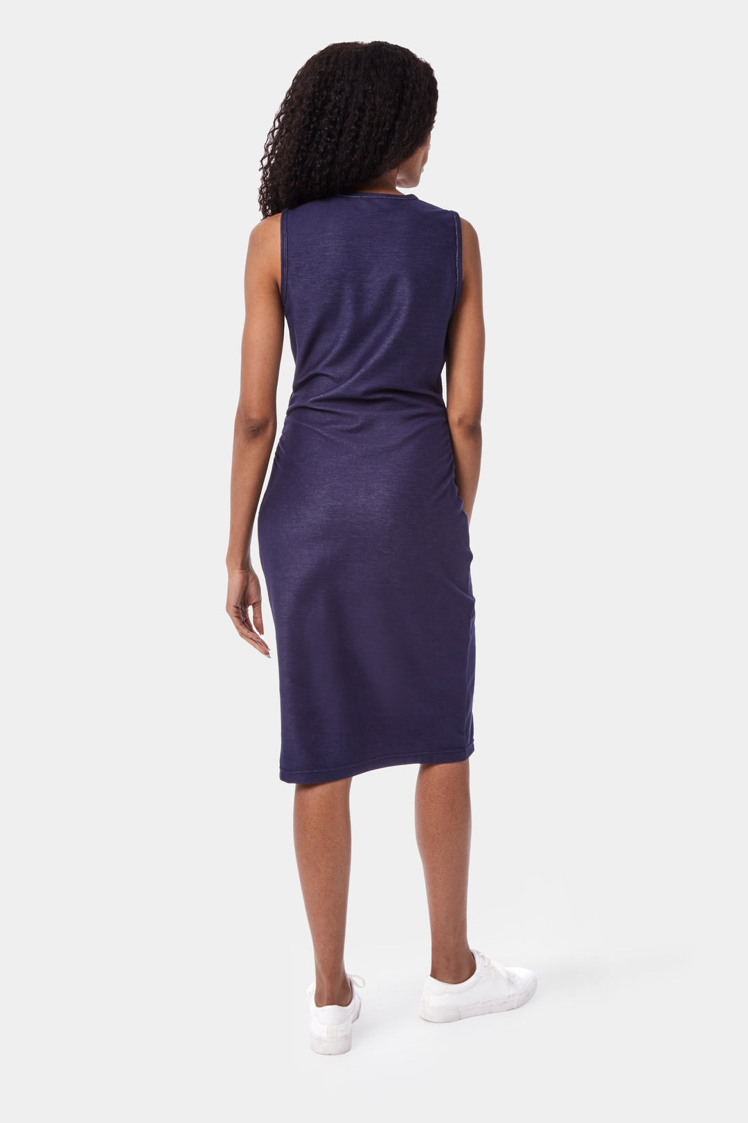 THE ELECTRA DRESS IN DENIM STRETCH