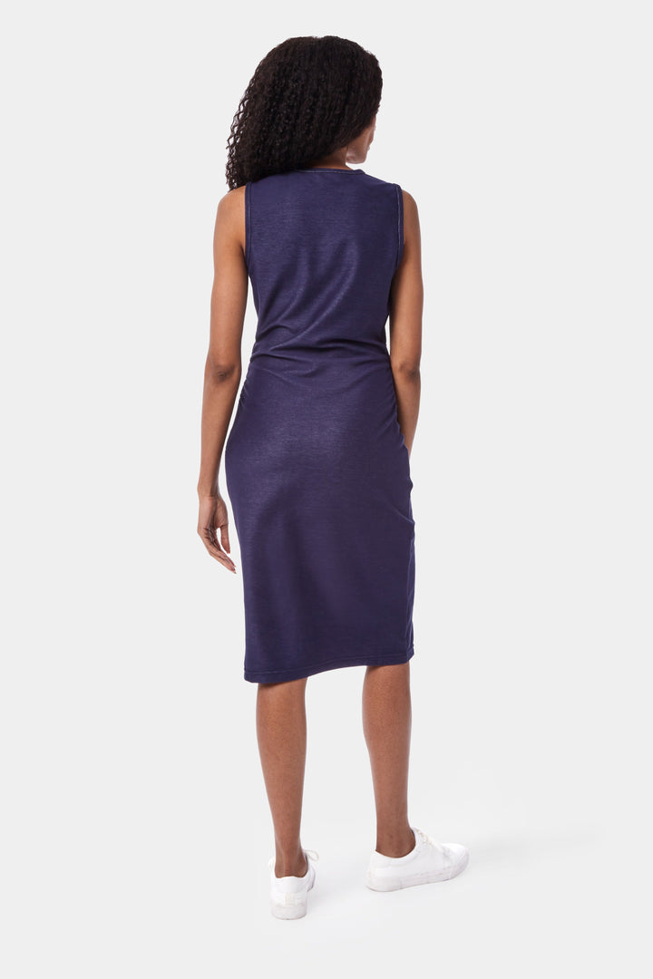 THE ELECTRA DRESS IN DENIM STRETCH
