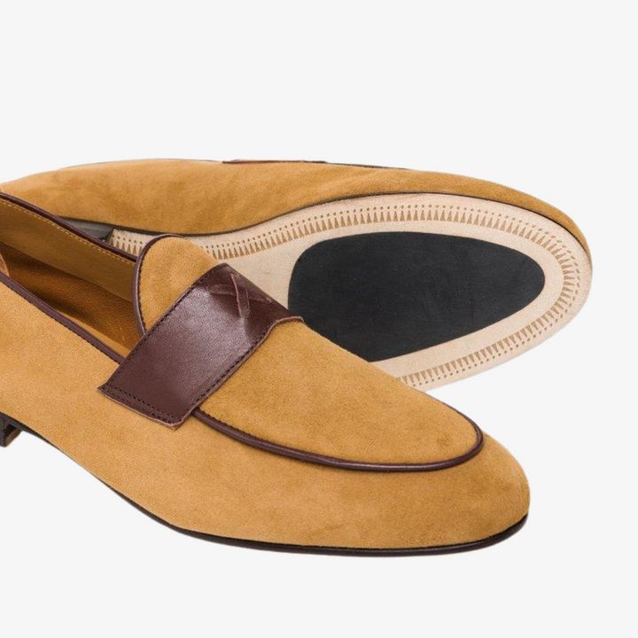 Men's Tan Suede Centesimo